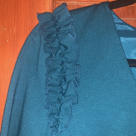 Trina Turk sz 8 peacock blue dress NWT - Picture 3 of 4